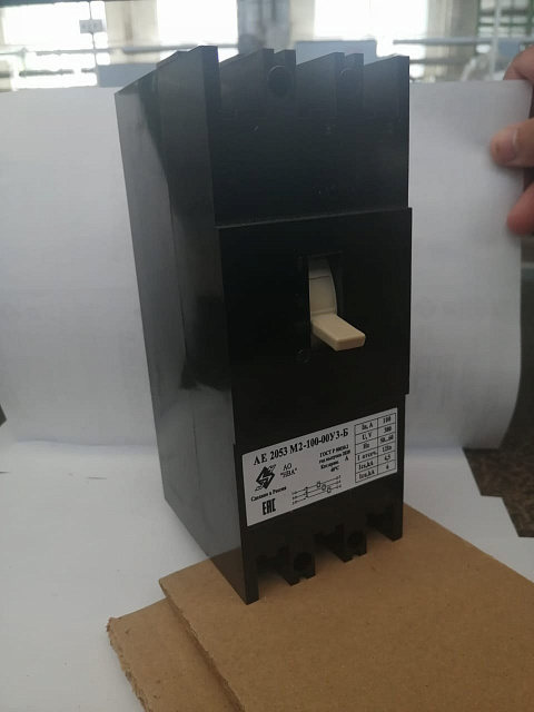 Выключатель автоматический АЕ 2053M2-100-00У3-Б-80А-12In